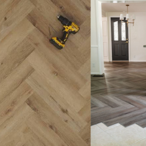 SPC Herringbone Flooring